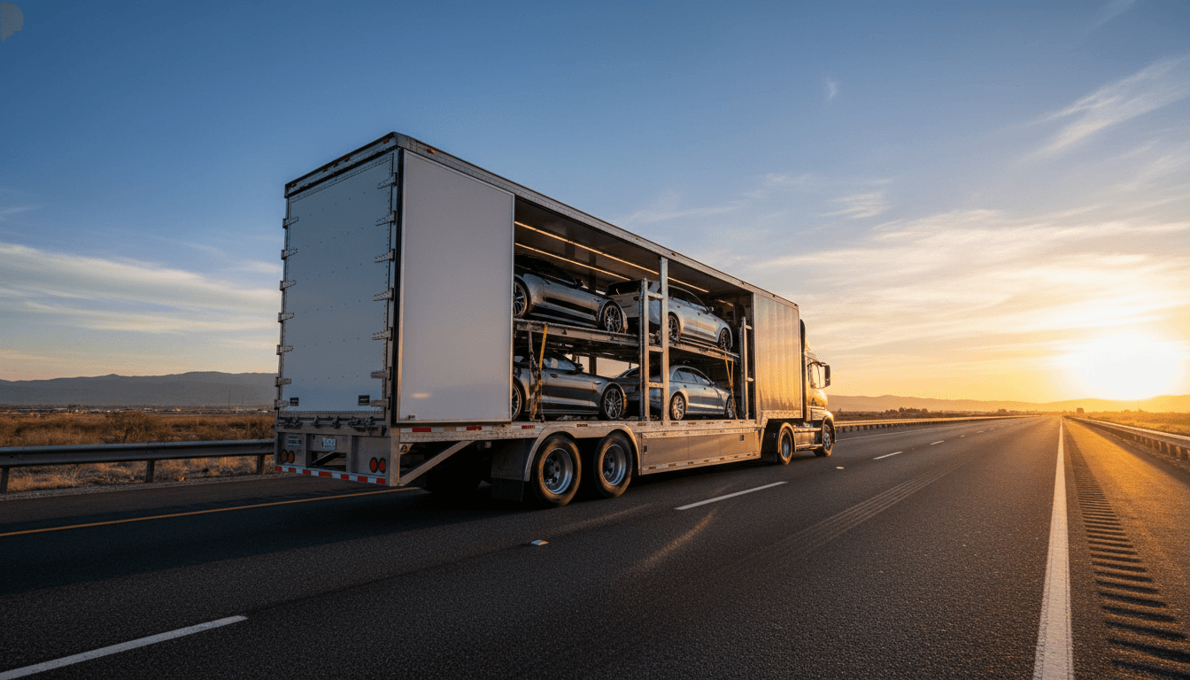 Enclosed vehicle transport
